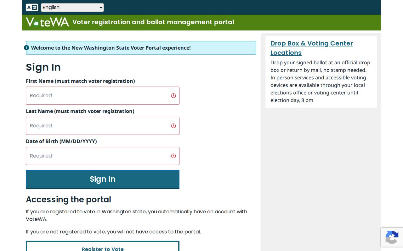 Edmonds residents directory VoteWA lookup